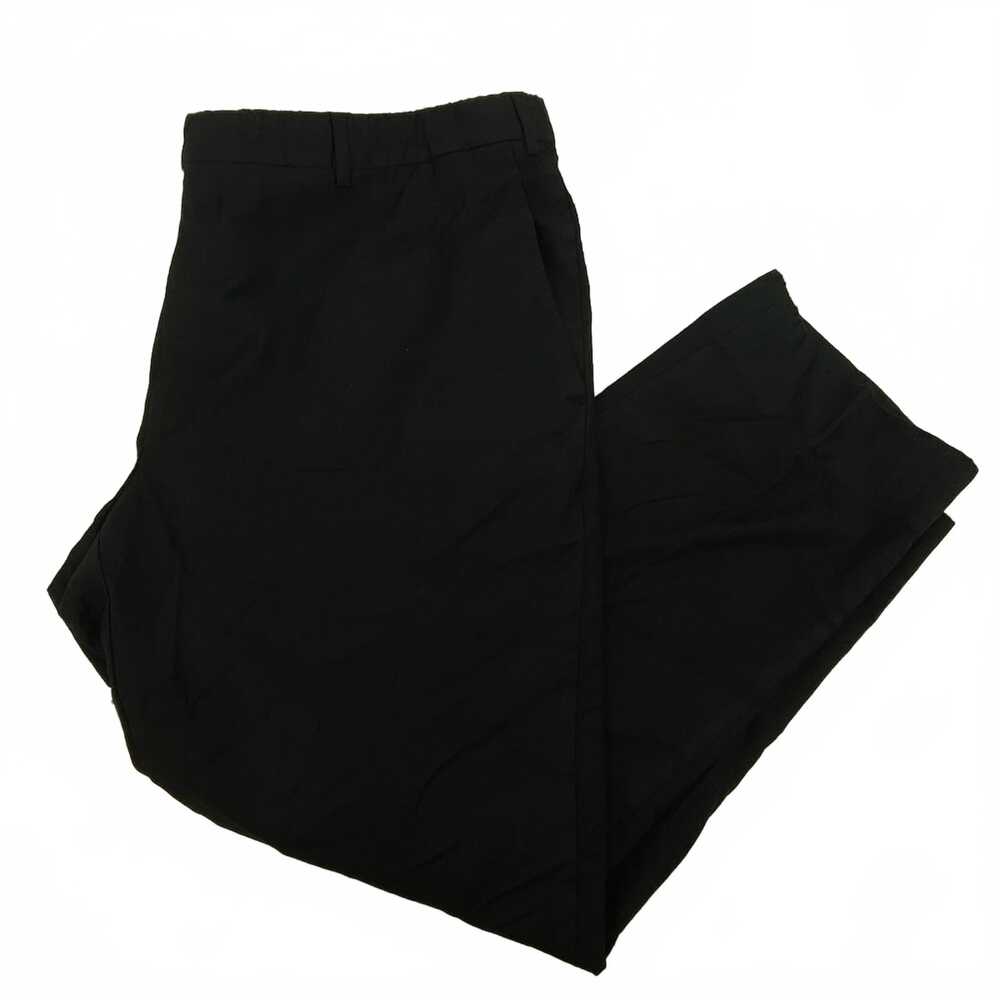 Santorelli Black 100% Wool Dress Pants | Men’s 44 Regular, Italy Made